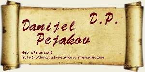 Danijel Pejakov vizit kartica